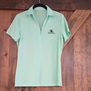 Ladies Golf Polo Three Inch Zip On Front Monterey Club Size Small